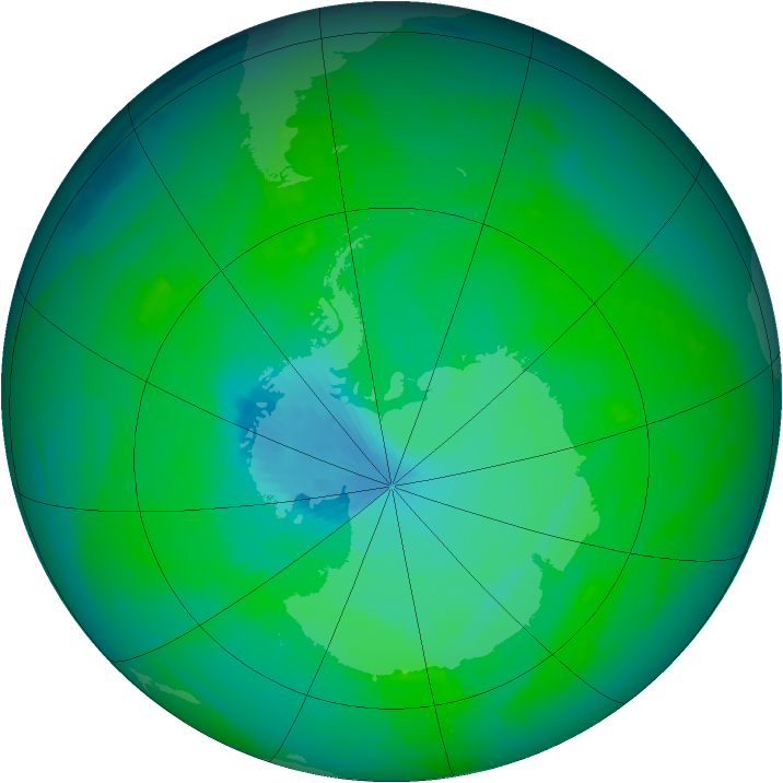 Ozone Map 1984-12-09